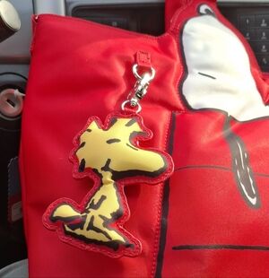 Peanuts Red Tote with Fun Patch